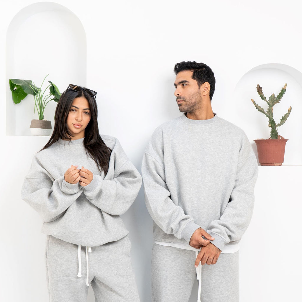 Crew-Neck Oversized Sweatshirt