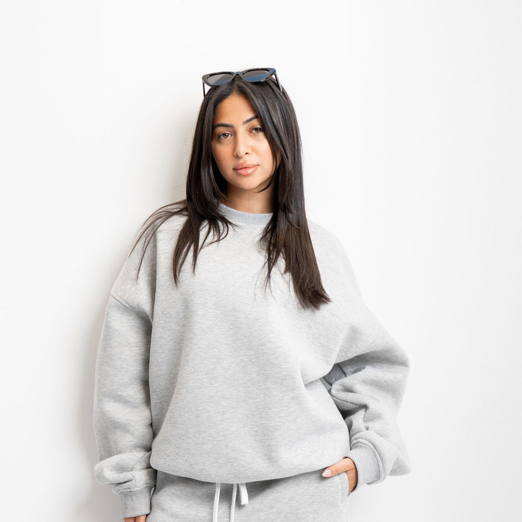 Crew-Neck Oversized Sweatshirt