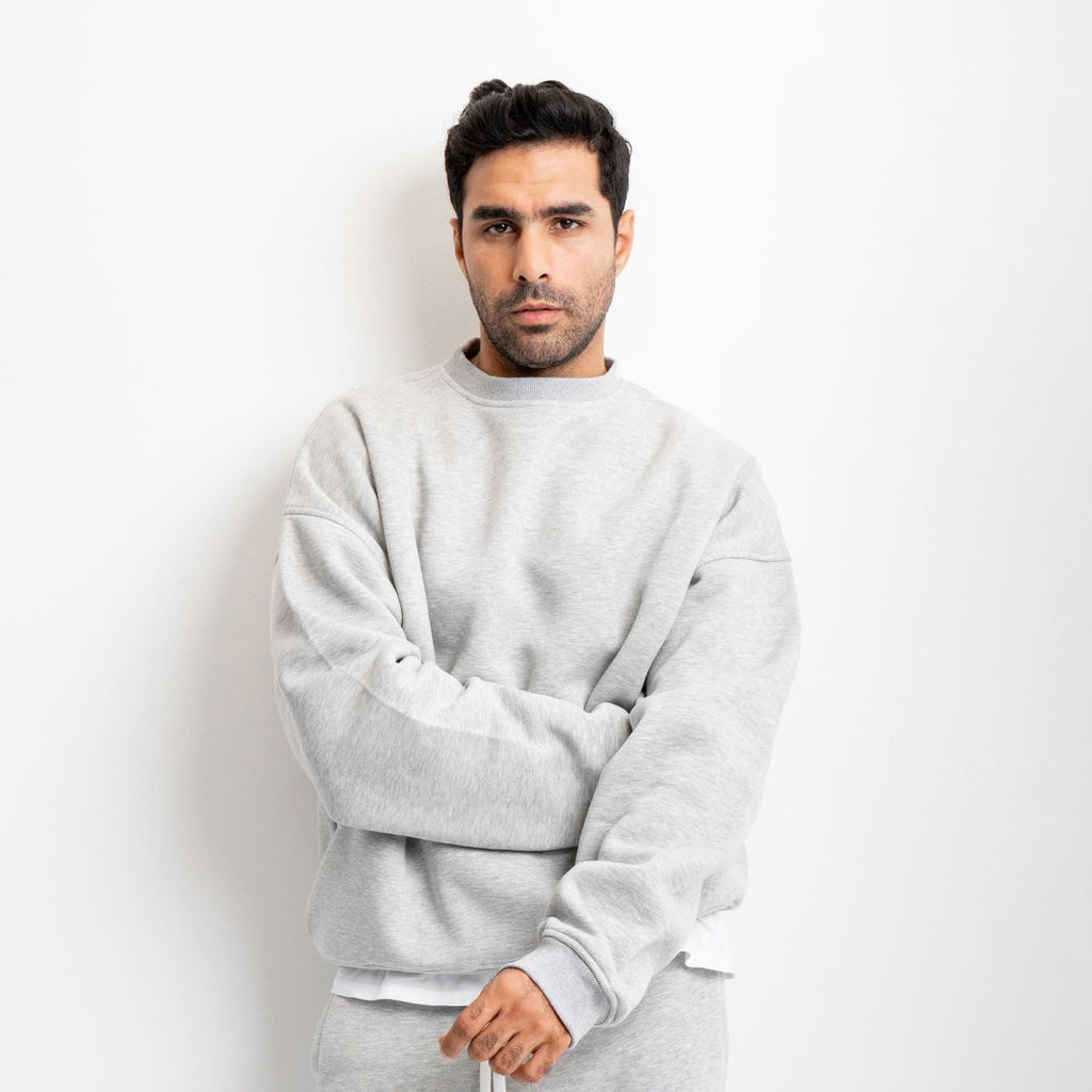 Crew-Neck Oversized Sweatshirt
