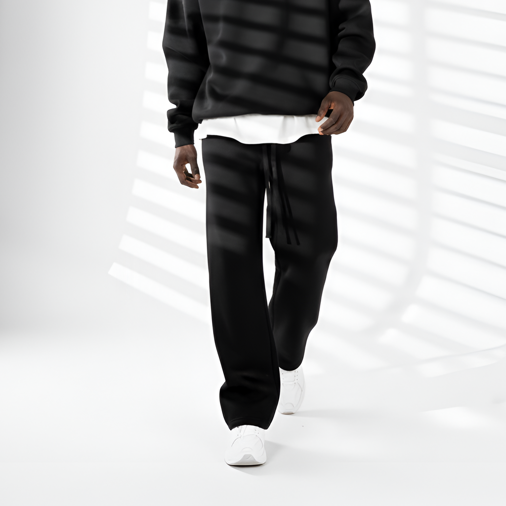 Heavyweight Boot-Cut Pants